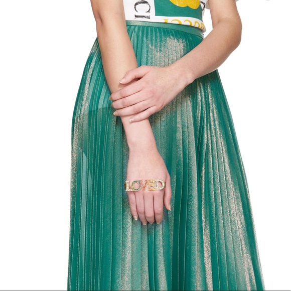GUCCI “LOVED” crystal palm cuff. New - Picture 5 of 8
